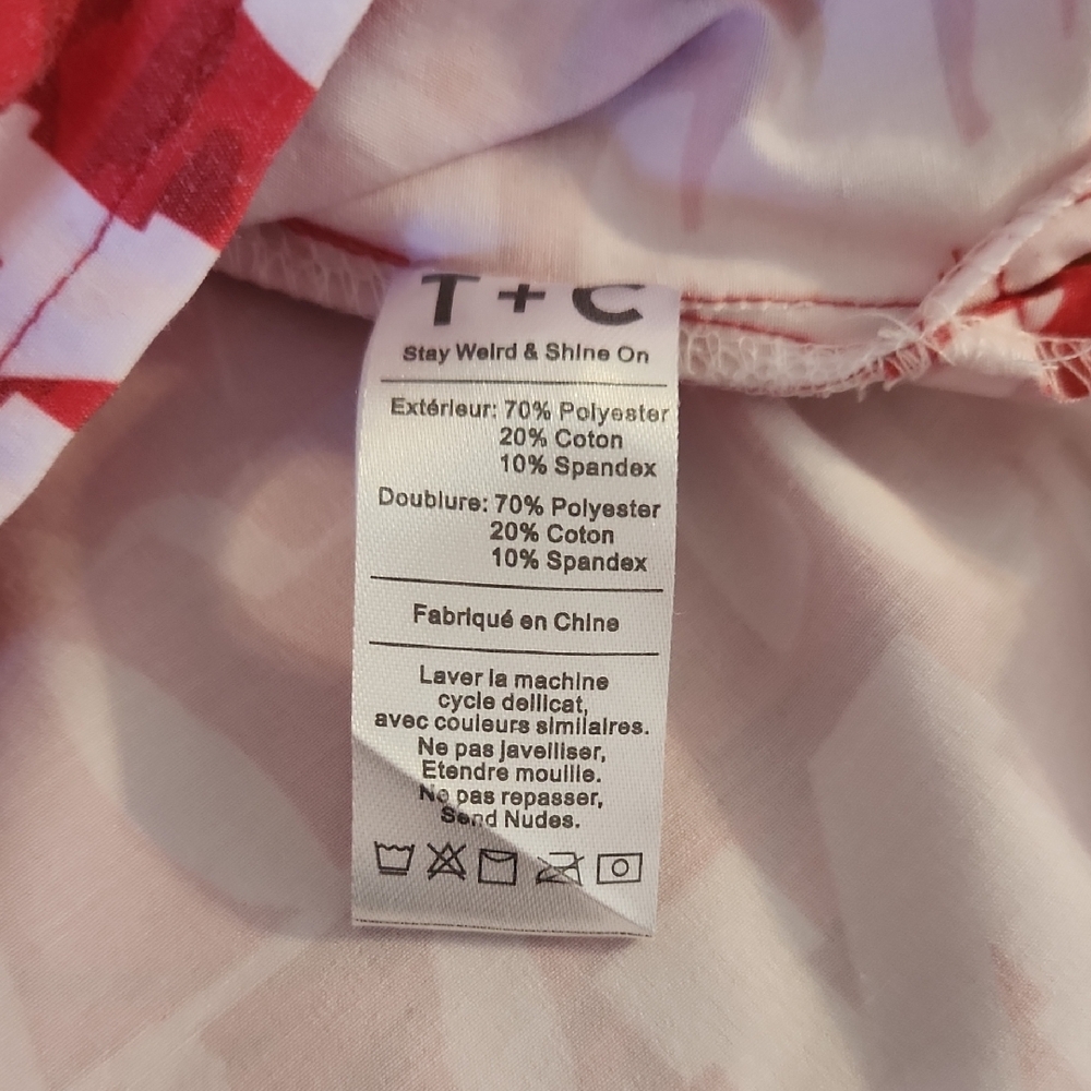 Nebraska Huskers Red Leaf Pattern Button-Down Shi… - image 3